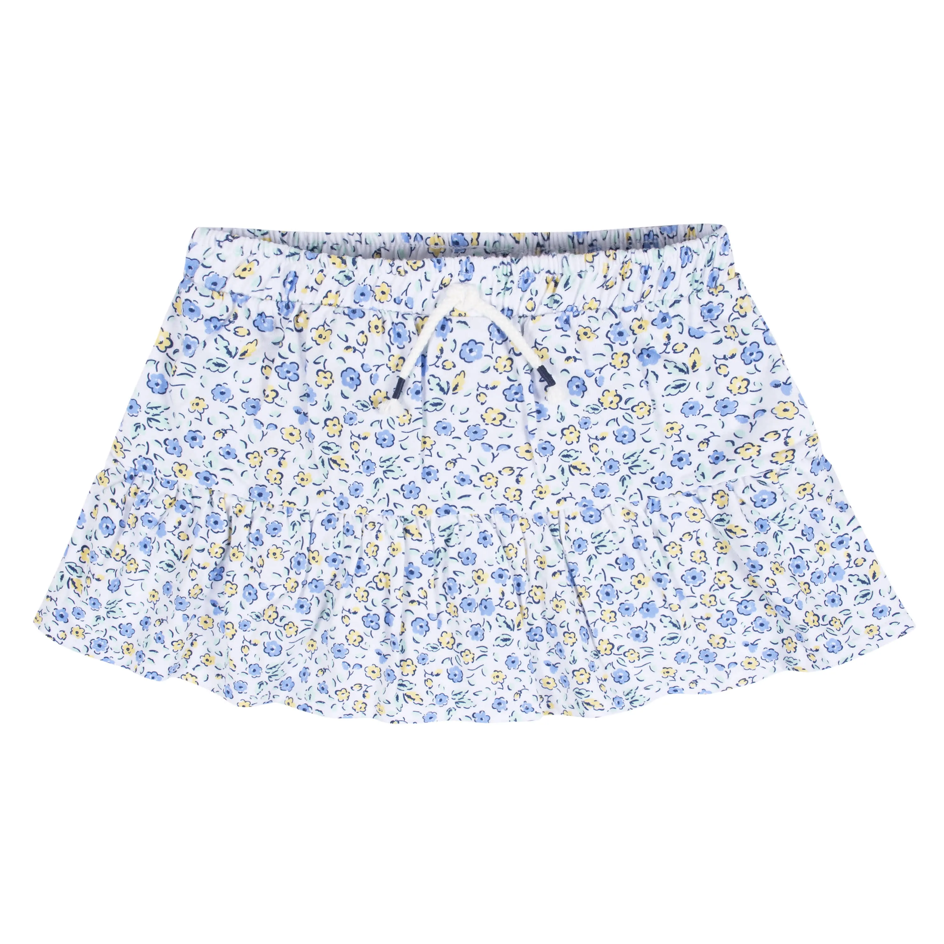 2-Pack Infant & Toddler Girls Blue Floral Skorts