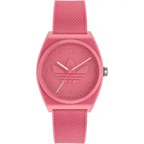 ADIDAS AOST22036 PINK PLASTIC/RESIN STRAP WOMENS WATCH