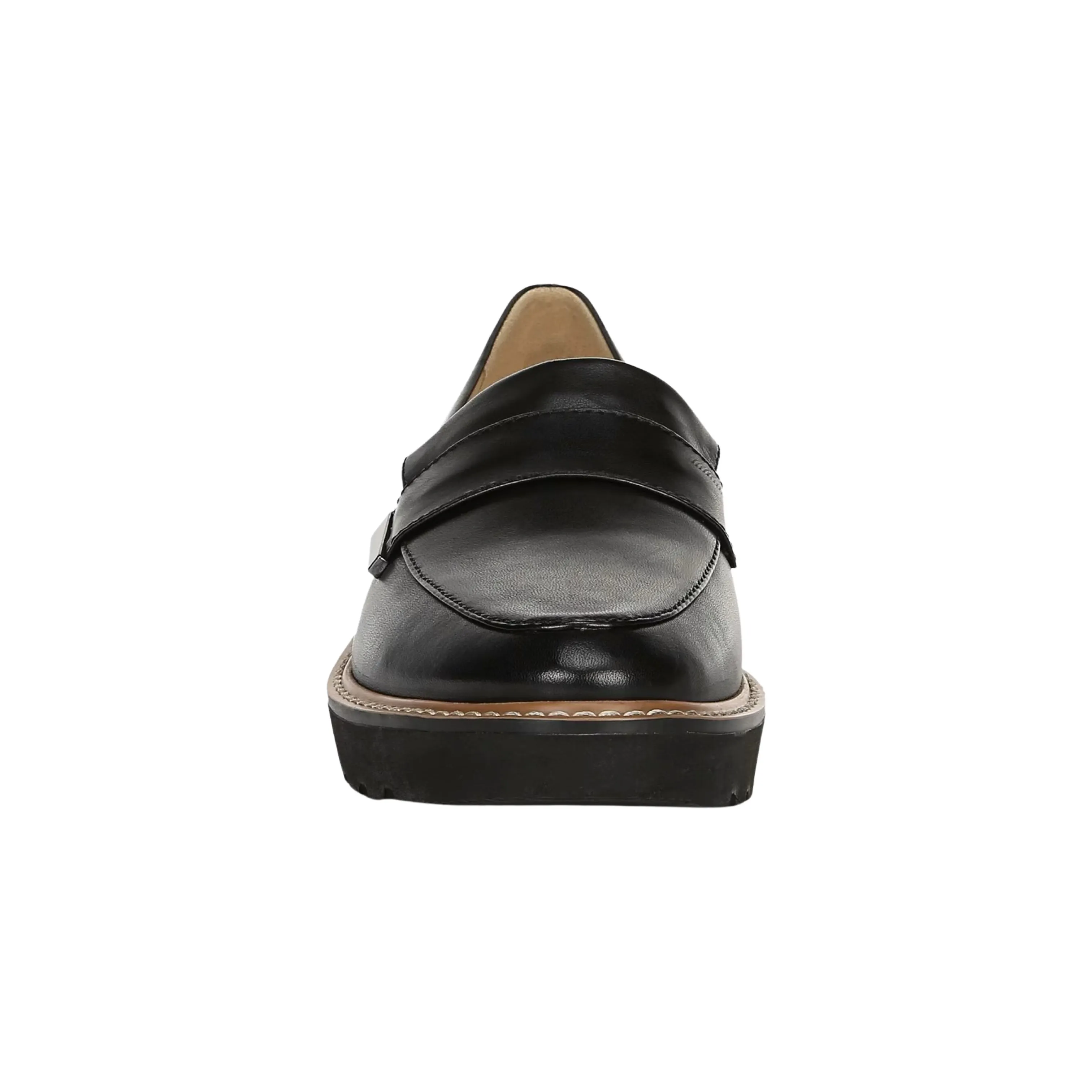 Adiline Black Leather Loafer