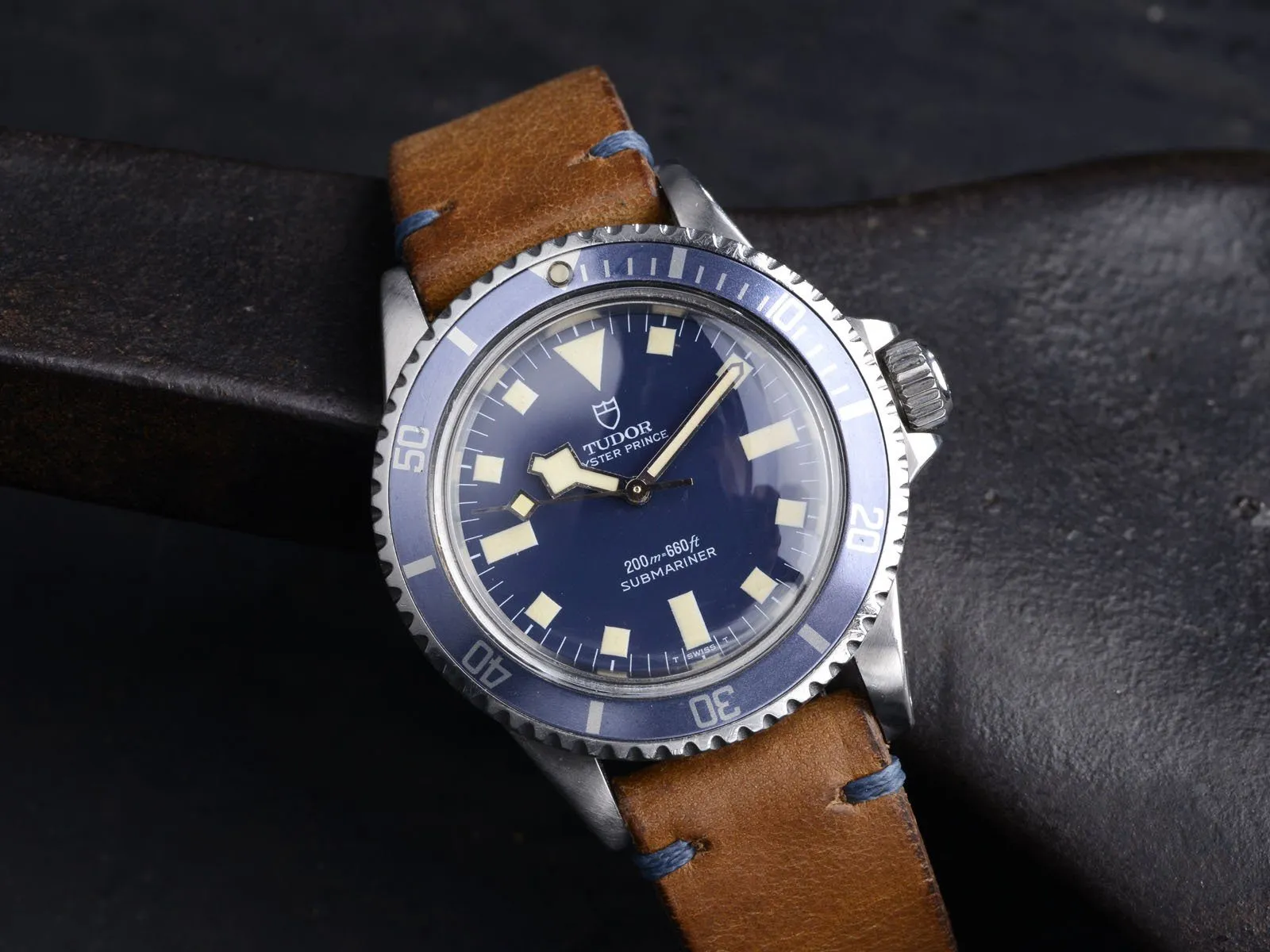 AMAZING TUDOR MN ’77 BLUE SNOWFLAKE SUBMARINER