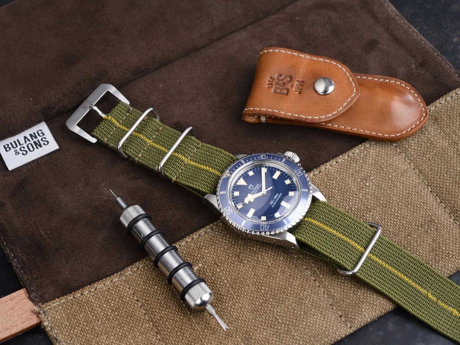 AMAZING TUDOR MN ’77 BLUE SNOWFLAKE SUBMARINER