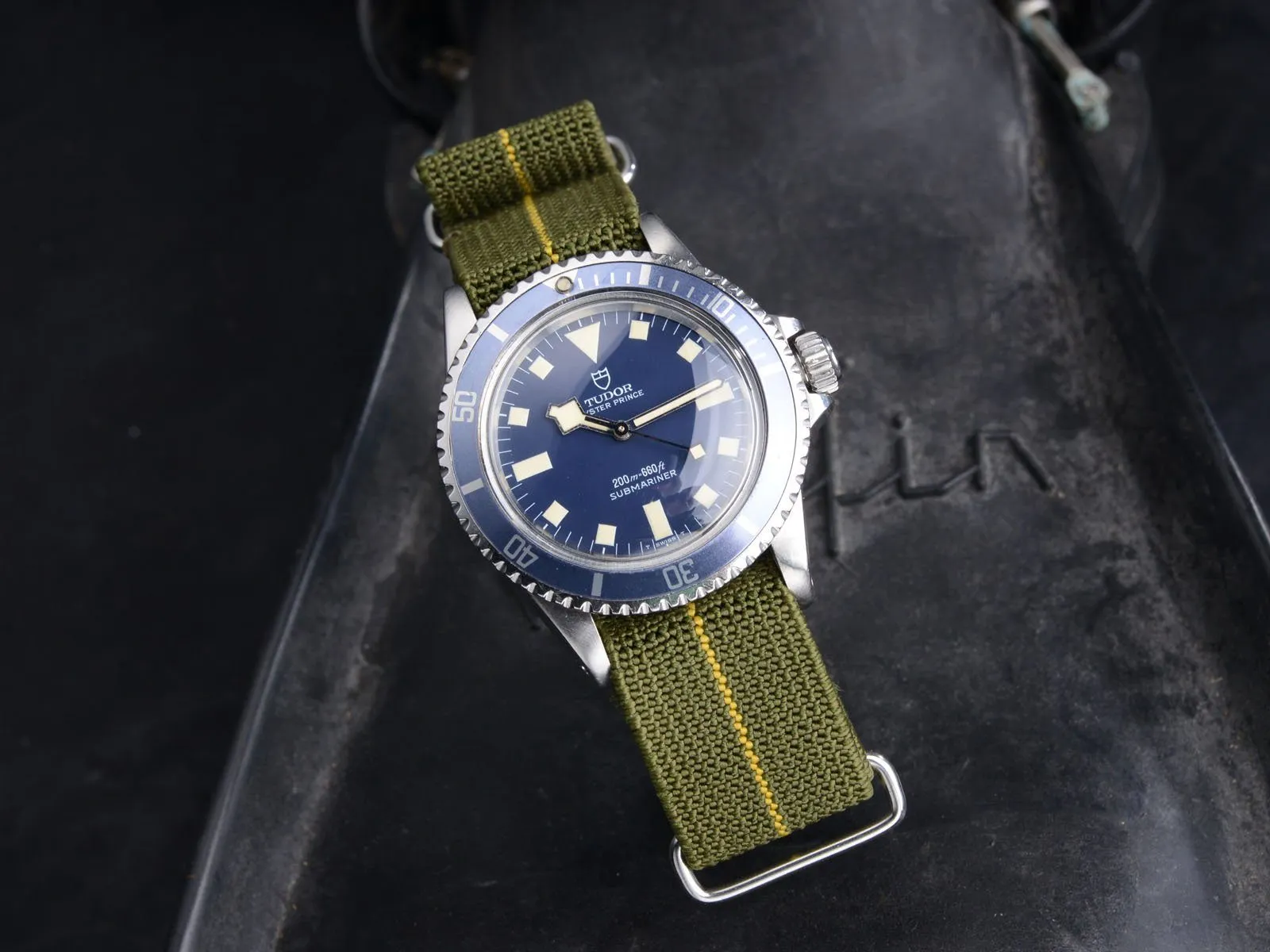 AMAZING TUDOR MN ’77 BLUE SNOWFLAKE SUBMARINER