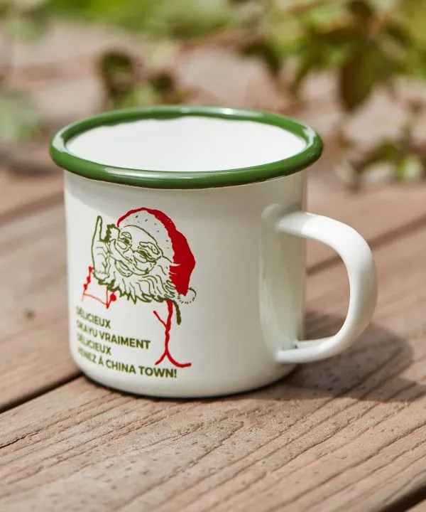 Amina x 謝甜記貮号店 Santa Enamel Mug