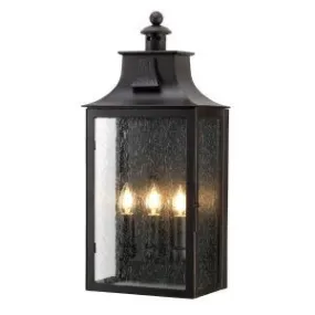 Balmoral 3 Light Wall Lantern Old Bronze