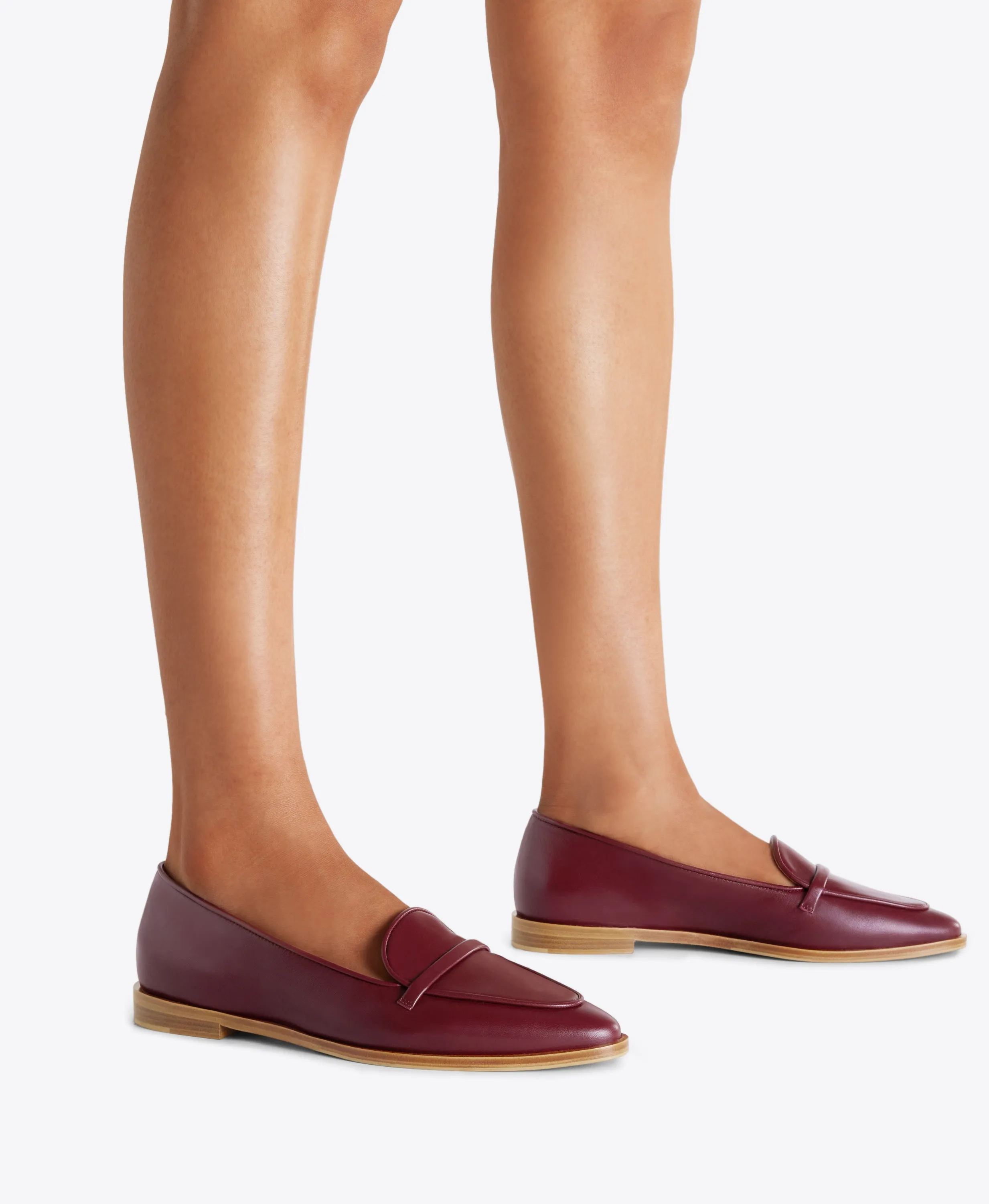 Barry Red Leather Loafers