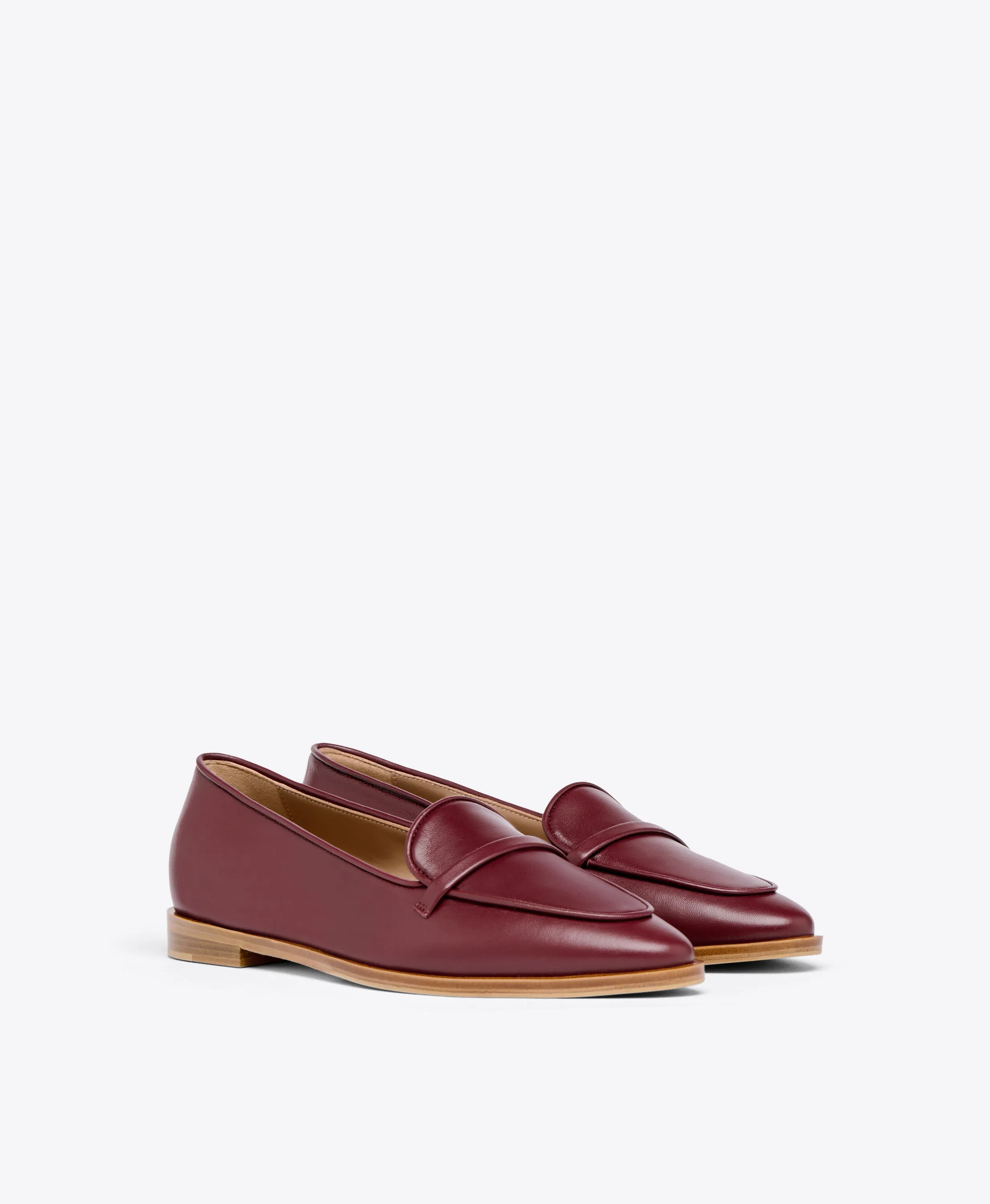 Barry Red Leather Loafers