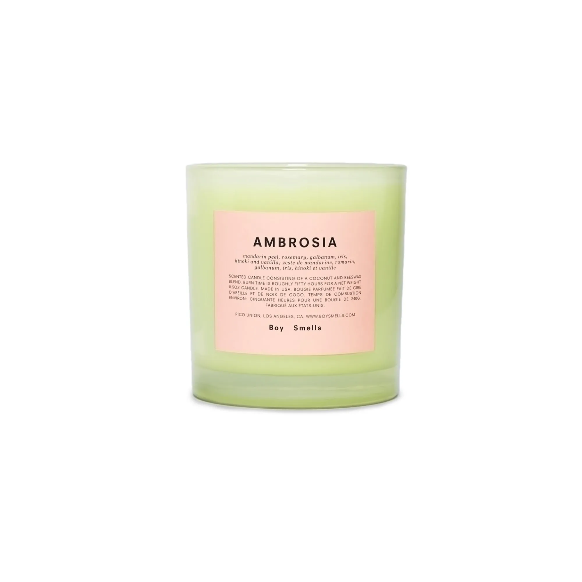 Boy Smells Ambrosia Candle