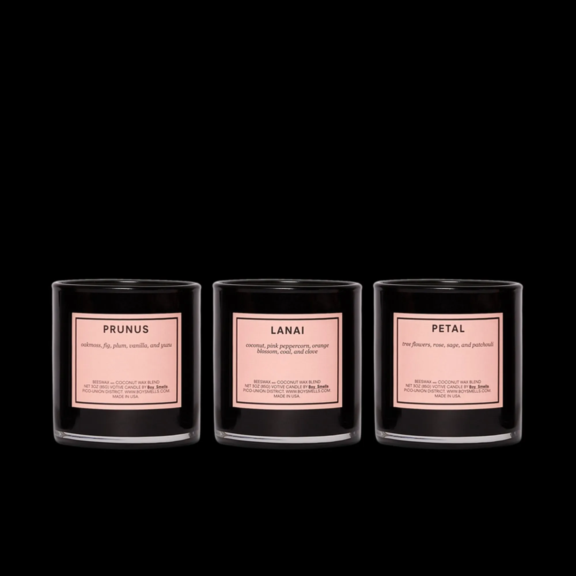 Boy Smells Prunus   Lanai   Petal Votive Set