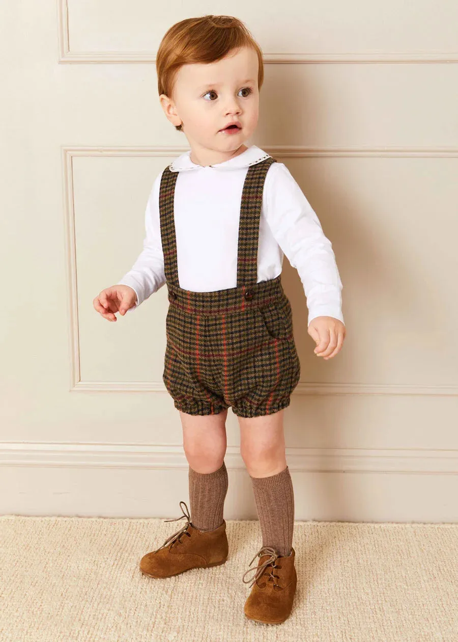 Brown Ribbed Knee-High Socks (3mths-8yrs)