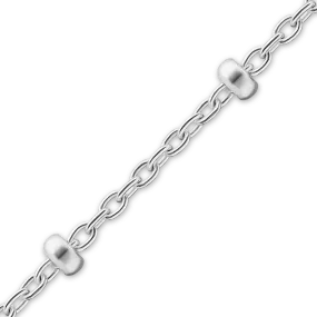 Bulk / Spooled Cable Stud (Satellite) Chain in Sterling Silver (1.10 mm)