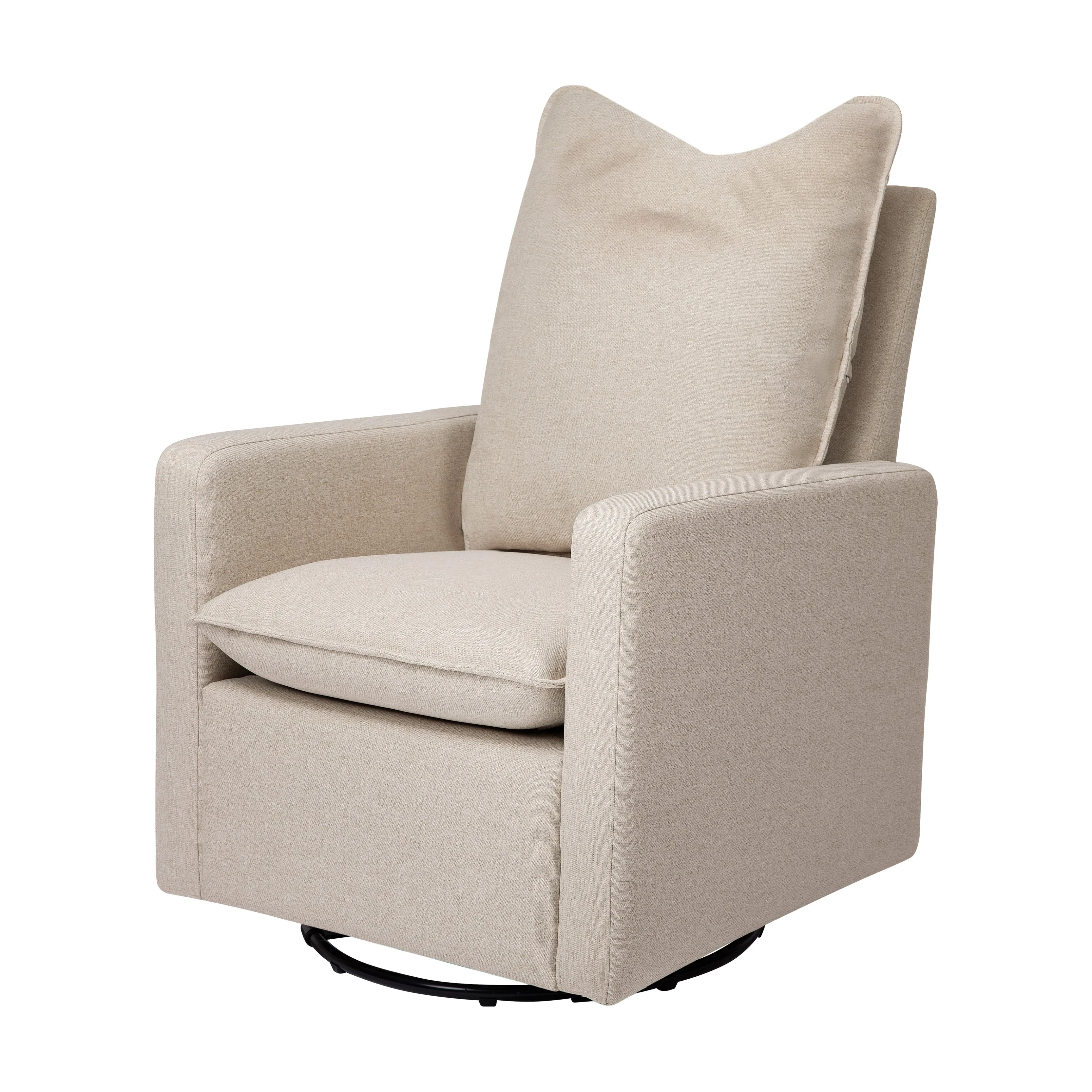 Cali Pillowback Swivel Glider in Eco-Performance Fabric