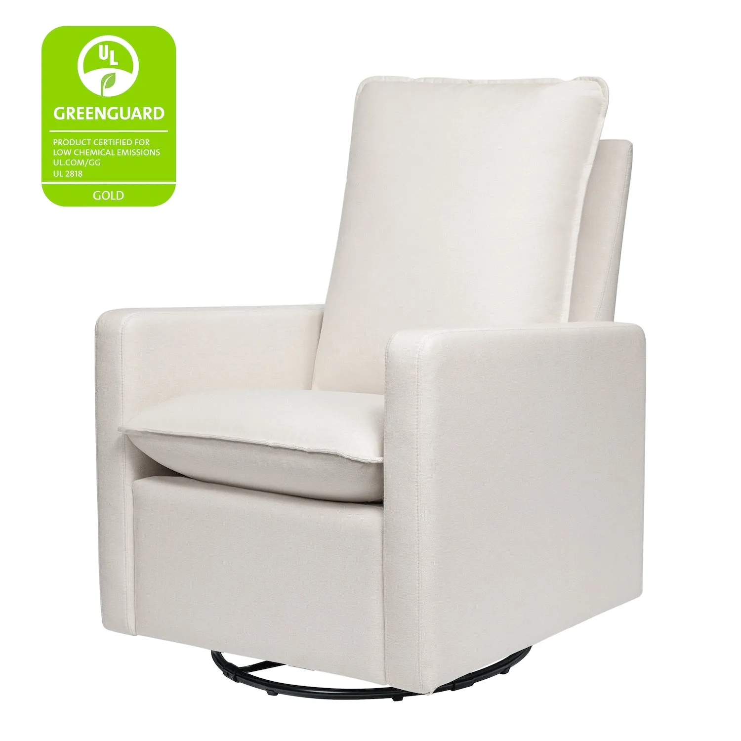 Cali Pillowback Swivel Glider in Eco-Performance Fabric