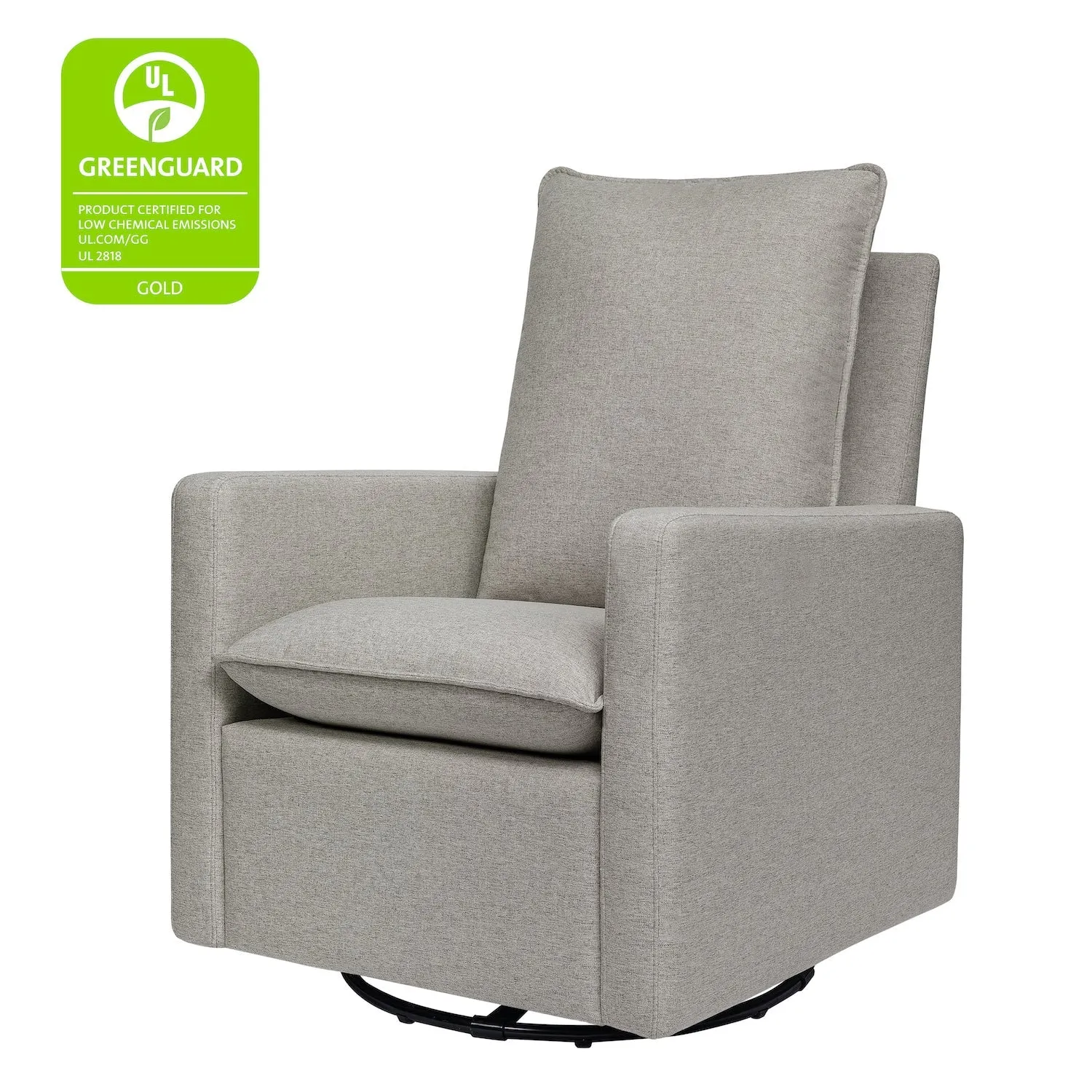 Cali Pillowback Swivel Glider in Eco-Performance Fabric