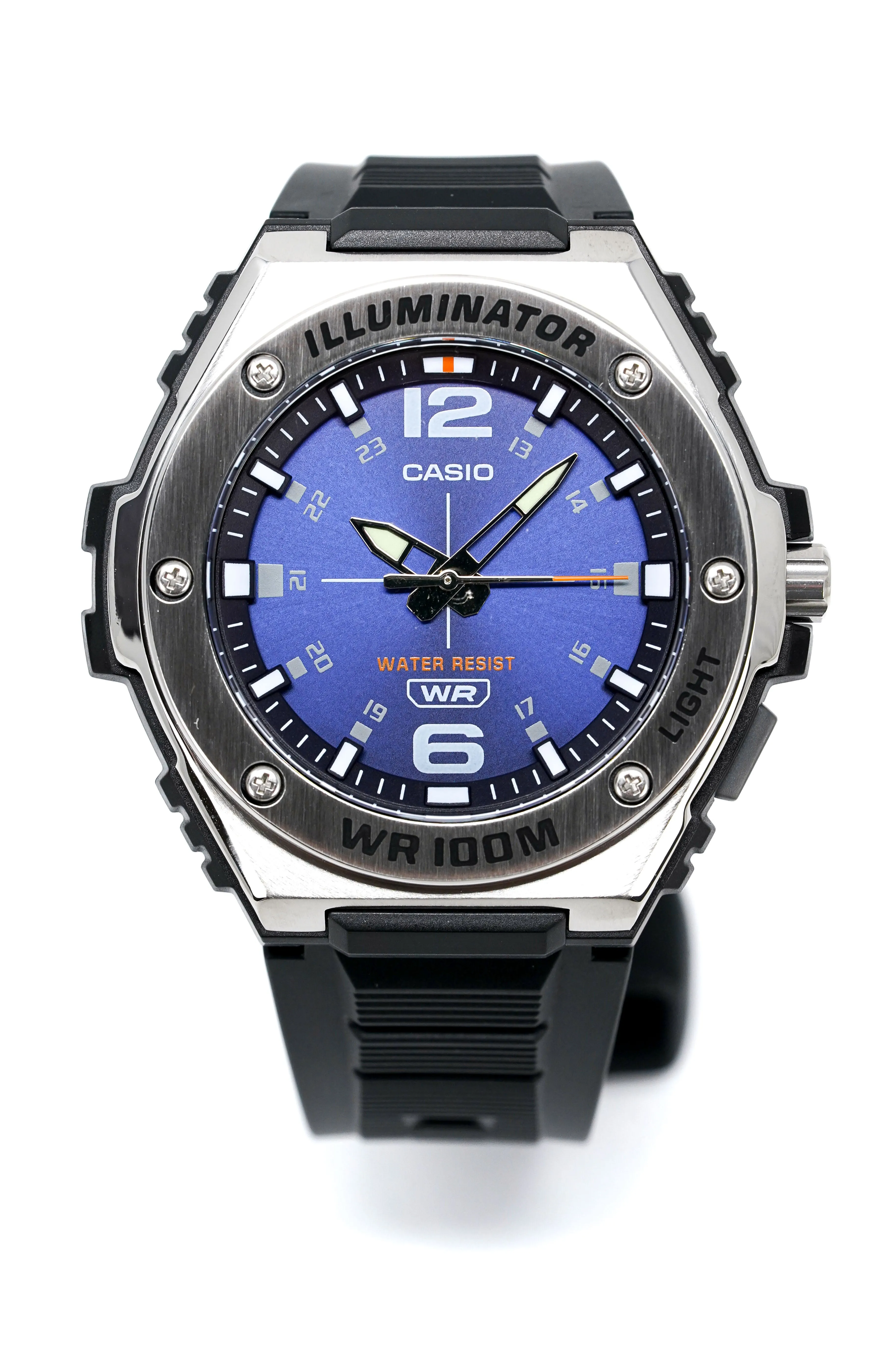 Casio Men's Watch Illuminator WR100M Blue MWA-100H-2AVDF