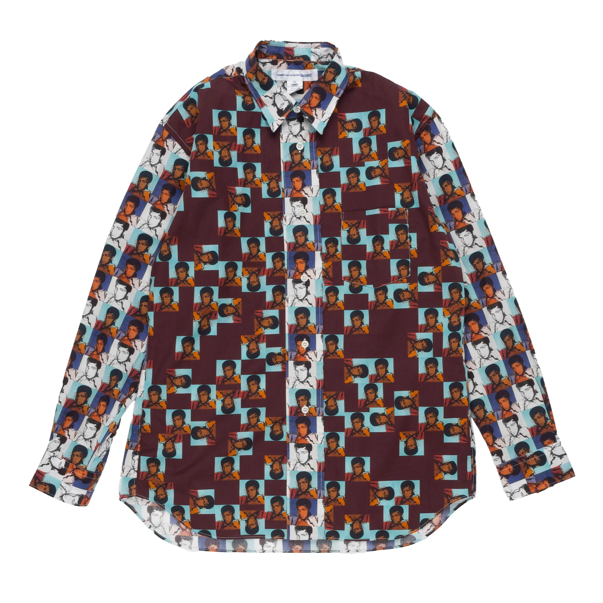 CDG SHIRT Andy Warhol Poplin Shirt FM-B003-S24