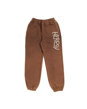 Chain Sweatpants - Brown