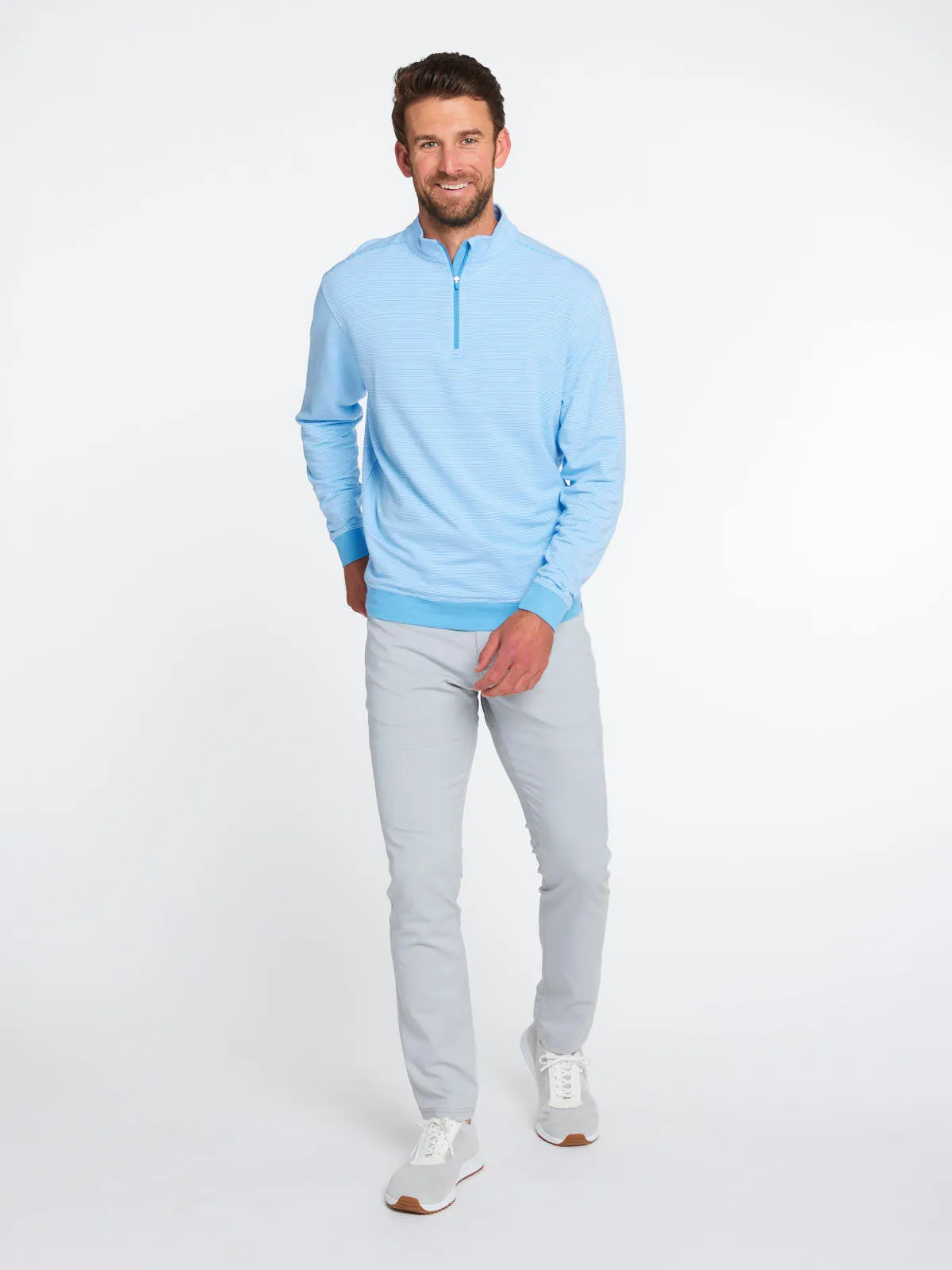 Cloud French Terry Print Quarter Zip