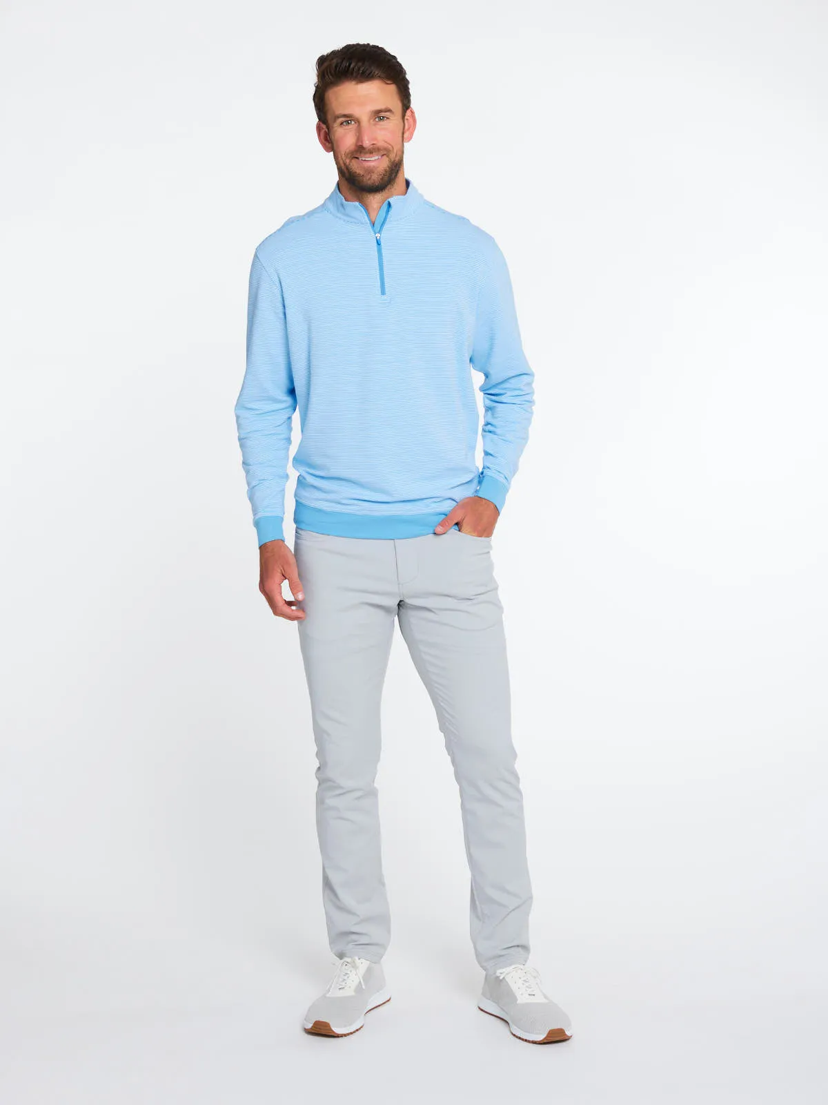 Cloud French Terry Print Quarter Zip