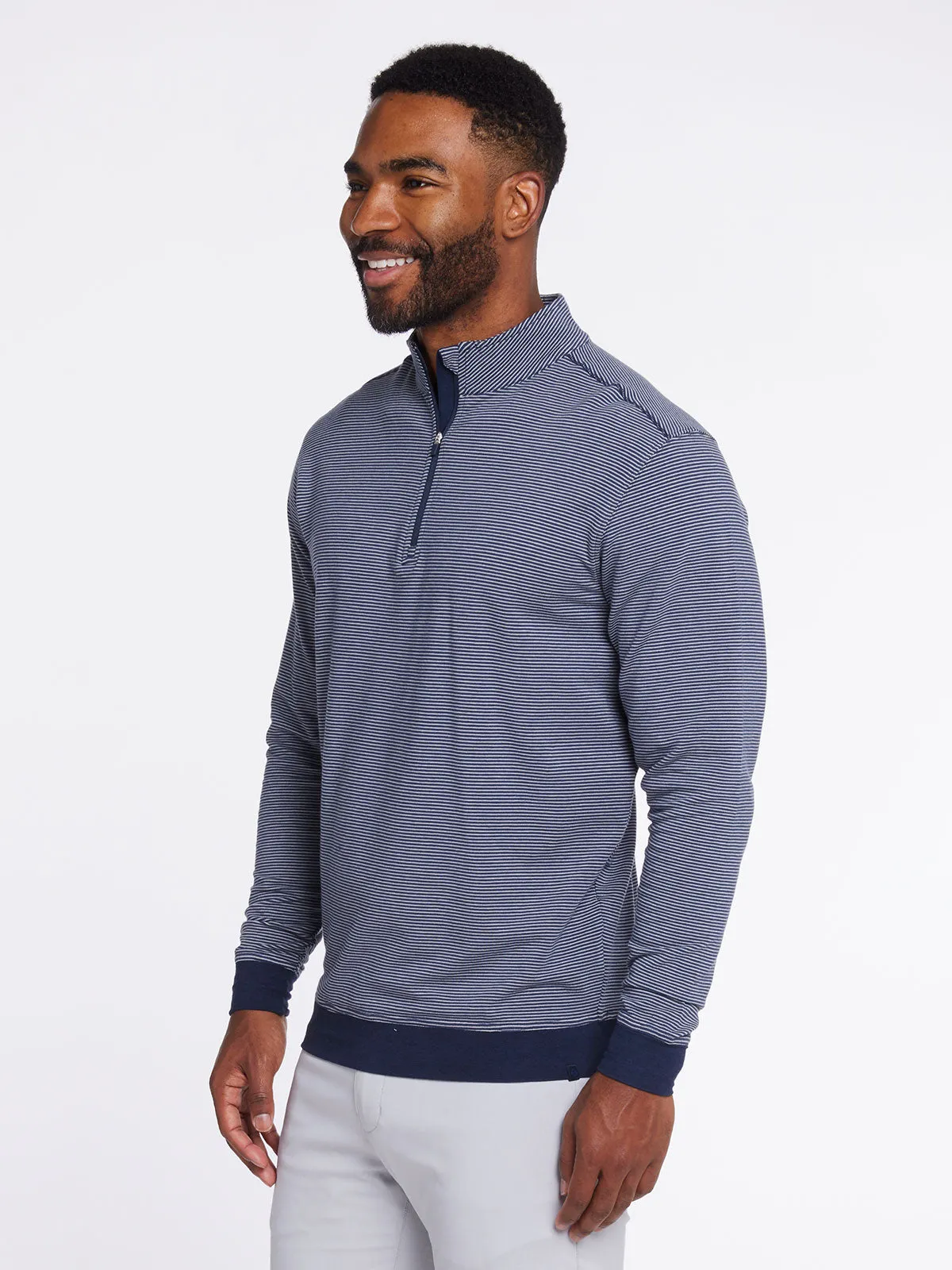 Cloud French Terry Print Quarter Zip