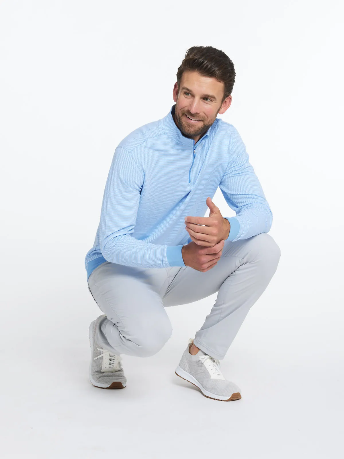 Cloud French Terry Print Quarter Zip