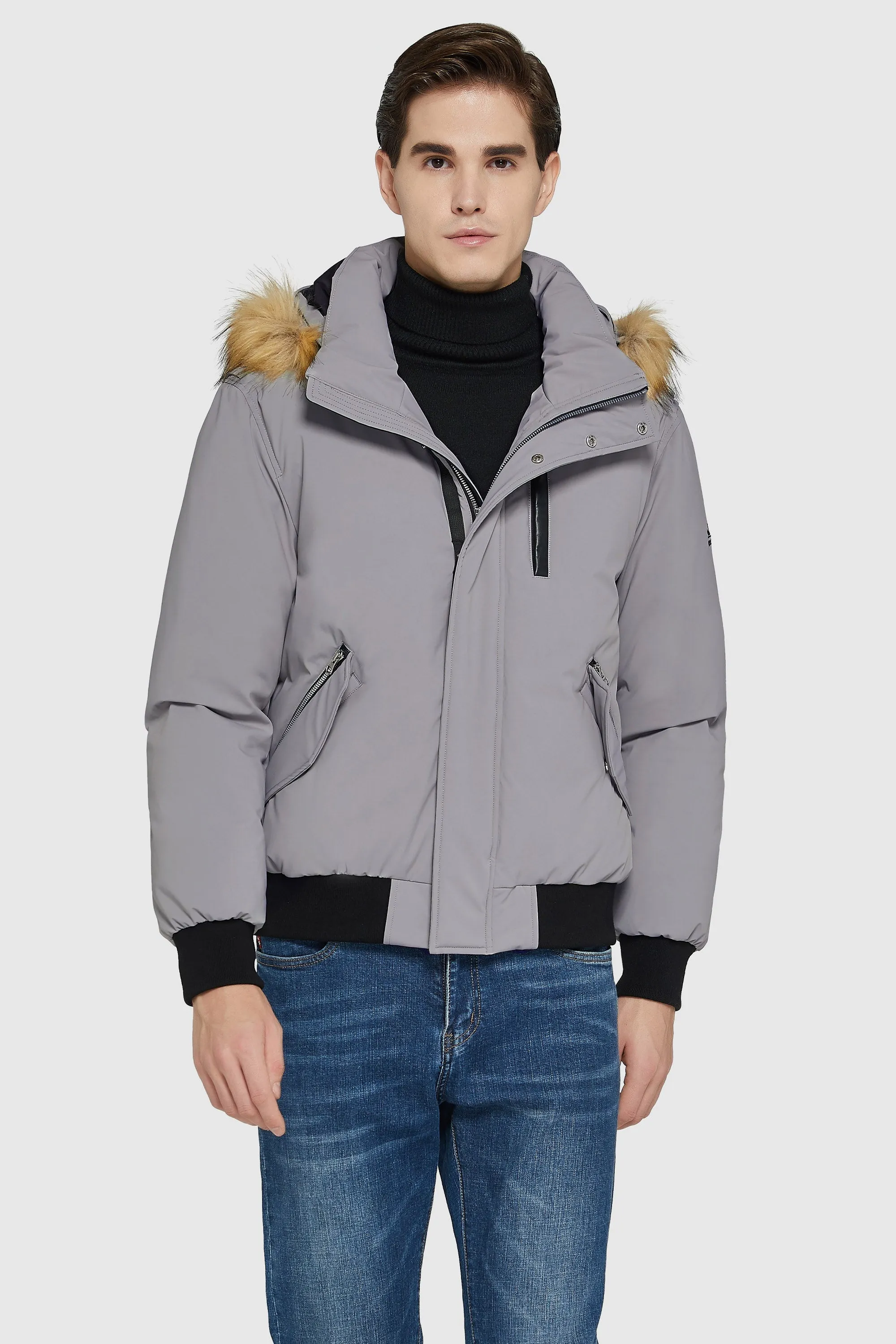 Double Snap Winter Down Coat