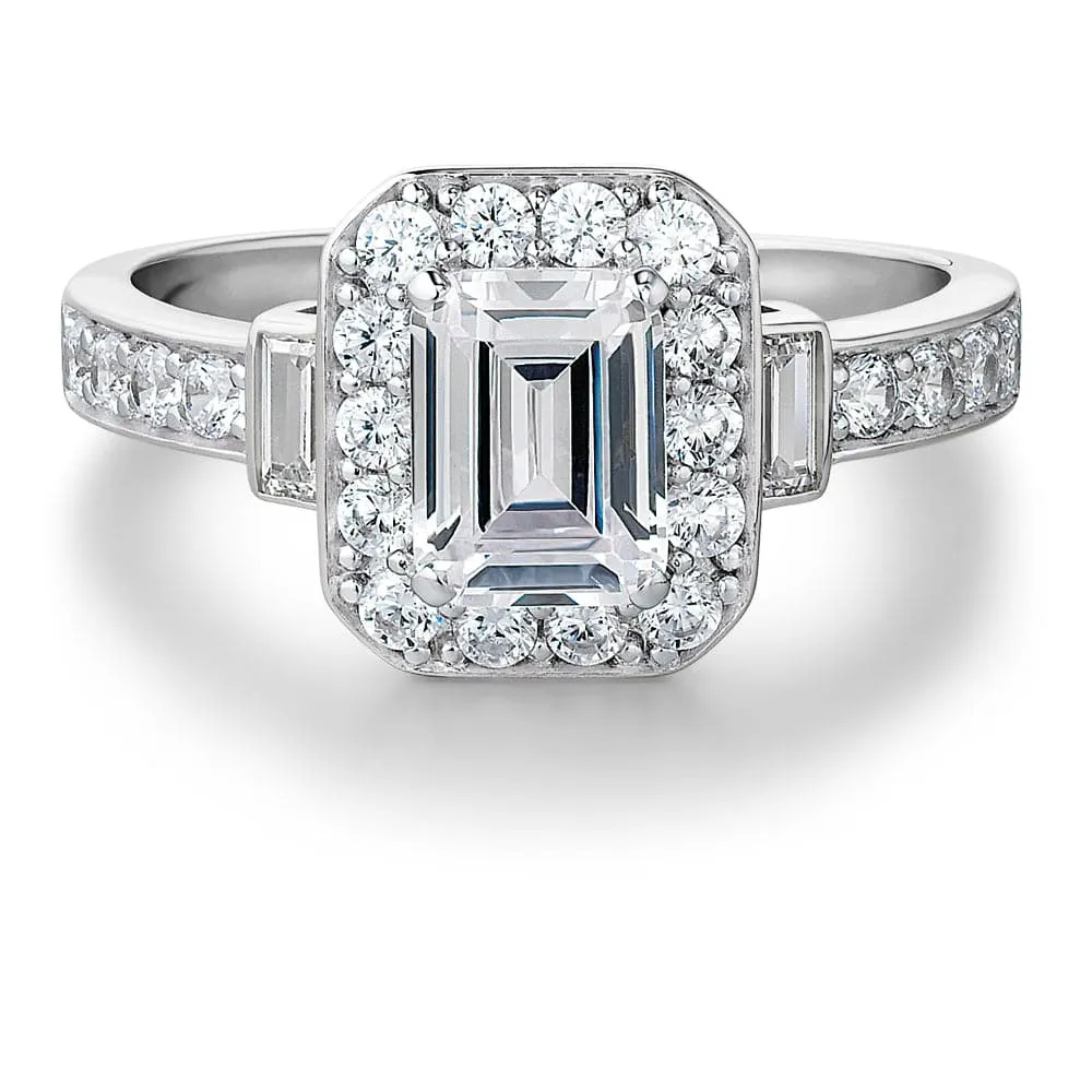 Emerald Cut Antique Ring