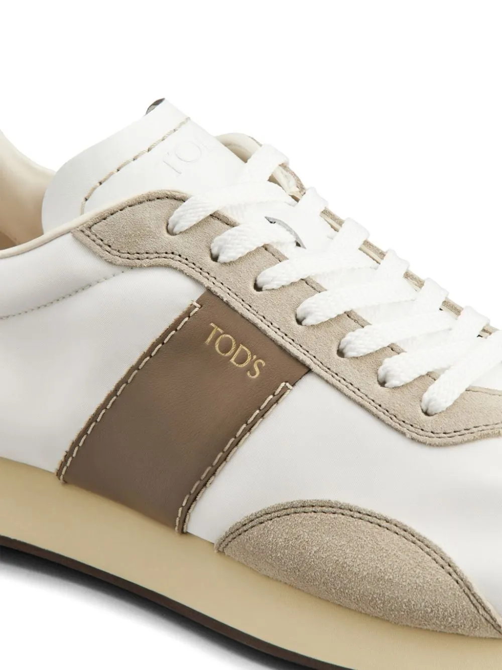 Gommino panelled sneakers