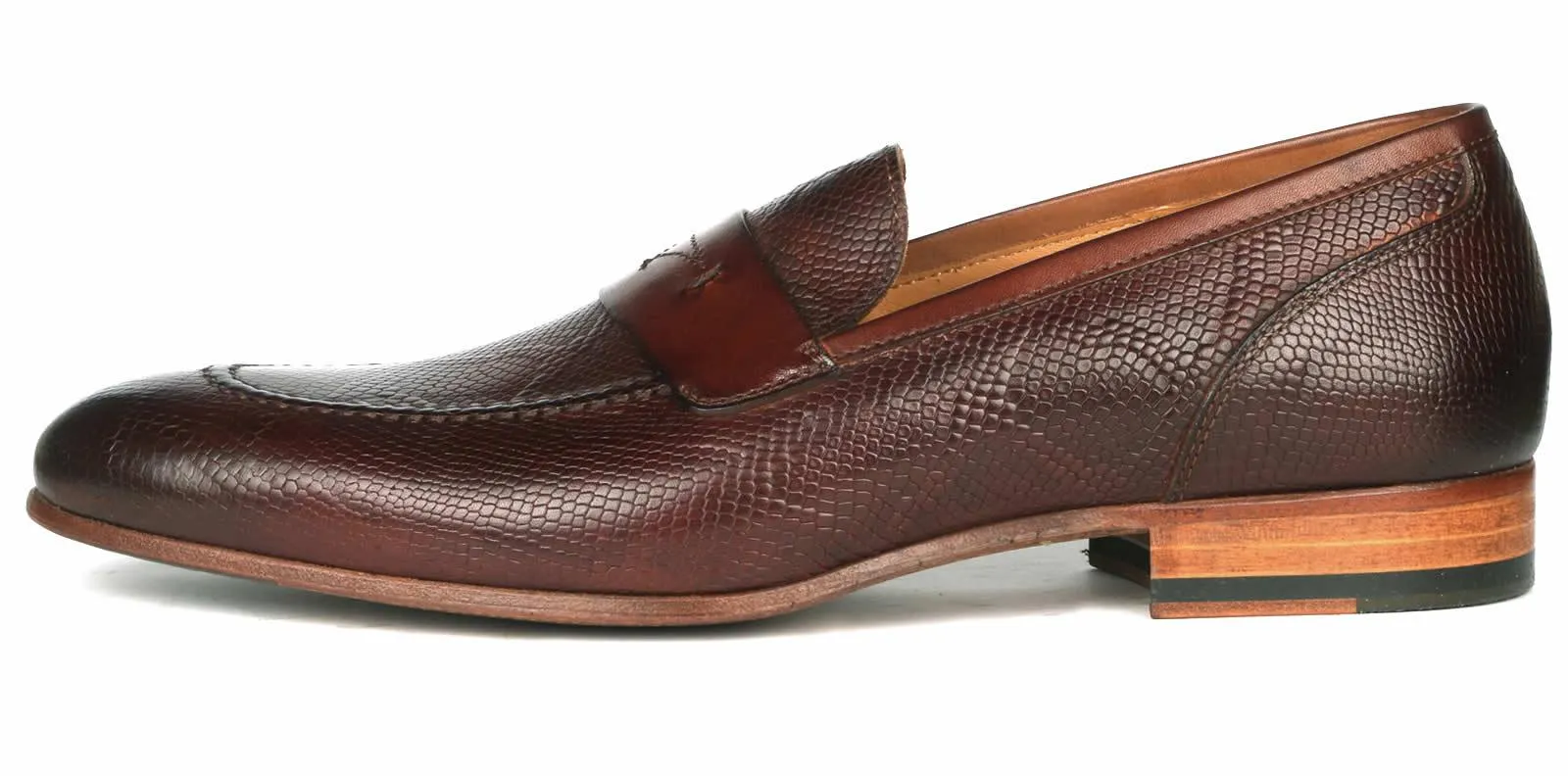 Harrison Loafer Brown Snakeskin