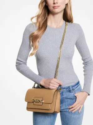 Heather Large Leather Shoulder Bag