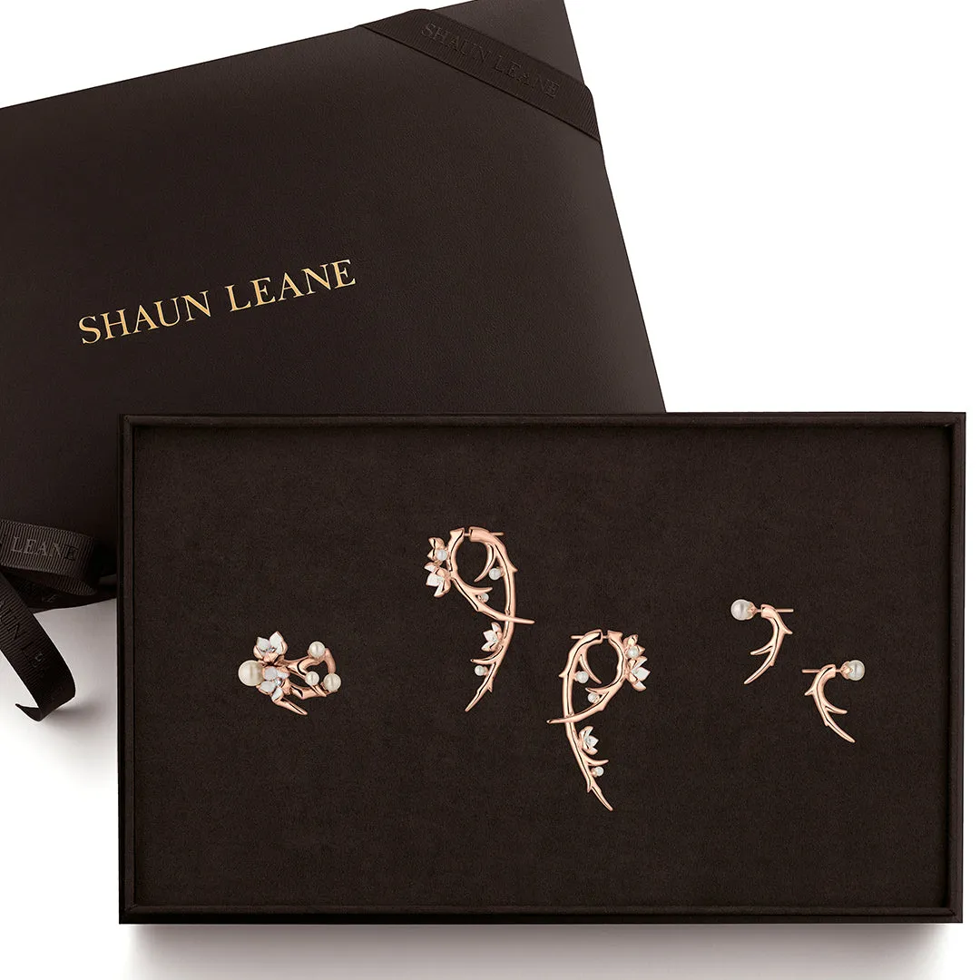 Iconic Cherry Blossom Box Set - Rose Gold Vermeil & Diamond