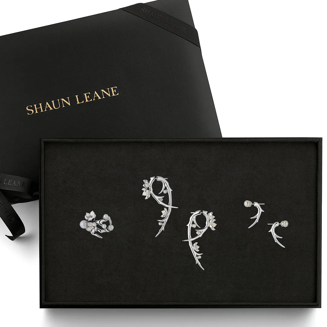 Iconic Cherry Blossom Box Set - Silver & Diamond