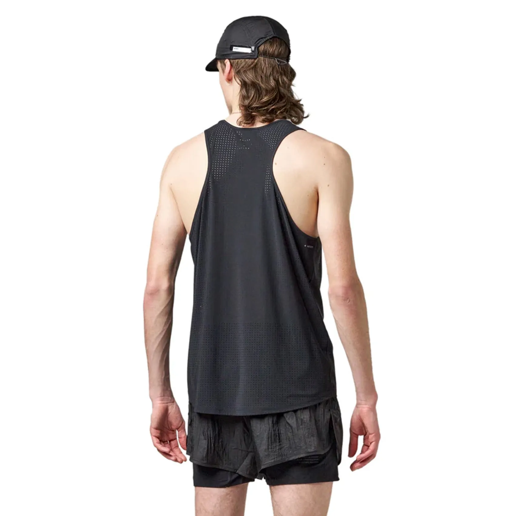 Mens Satisfy Space-O Running Singlet