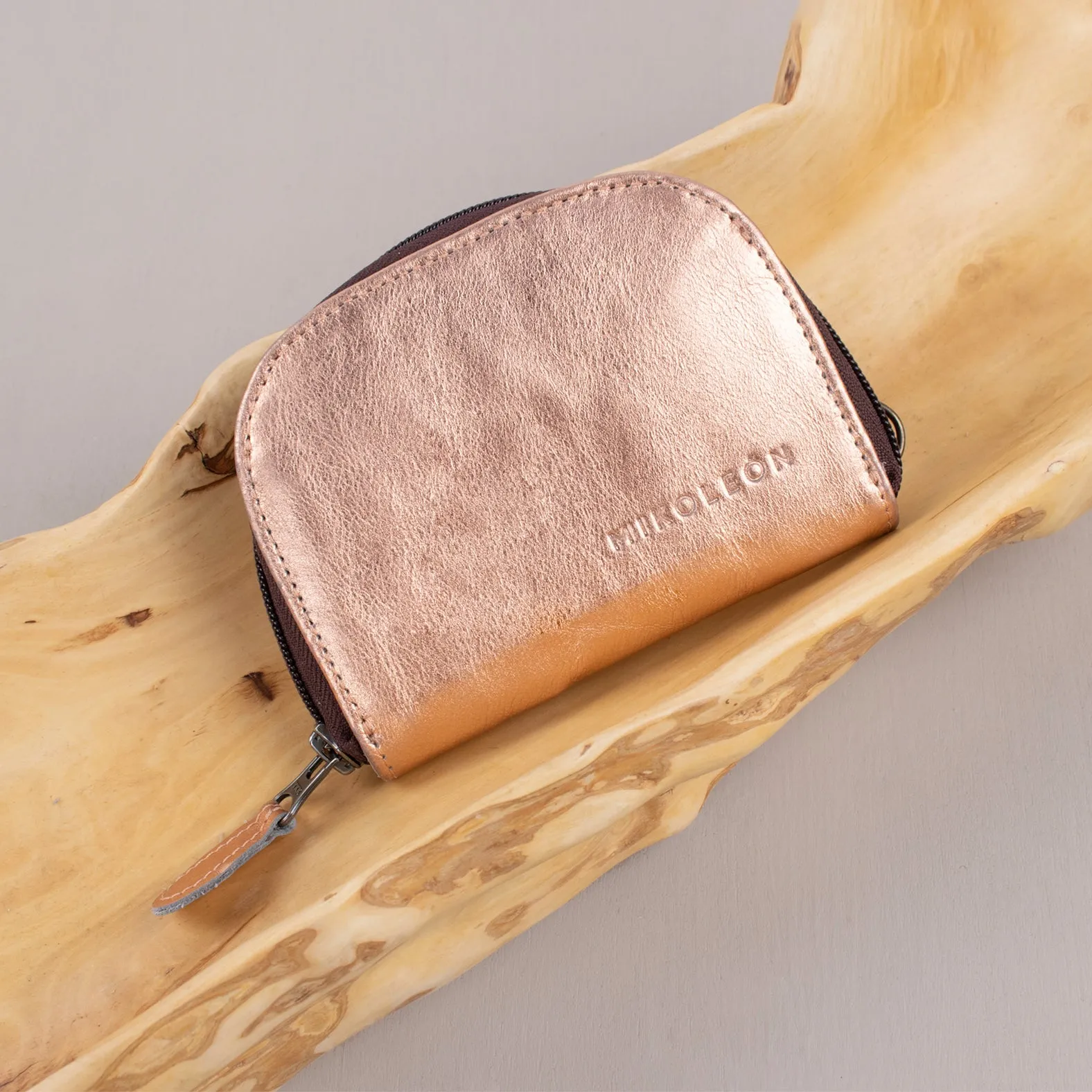 MK221714 - Slim Clippable Wallet Rose Gold [Women's Leather Wallets]