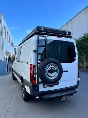 OWL VANS LOW ROOF LADDER   TIRE CARRIER - SPRINTER 2019 