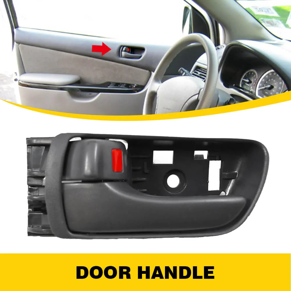 Rear Exterior Door Handles，Left Front Interior Door Handle Replacements for 2004-2010 Toyota Sienna