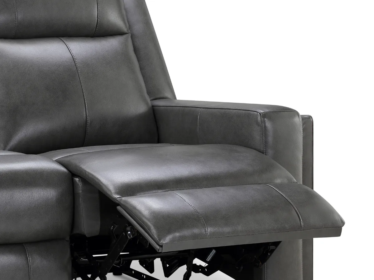 Rhodes 3-pc Top-Grain Leather Manual Reclining Set