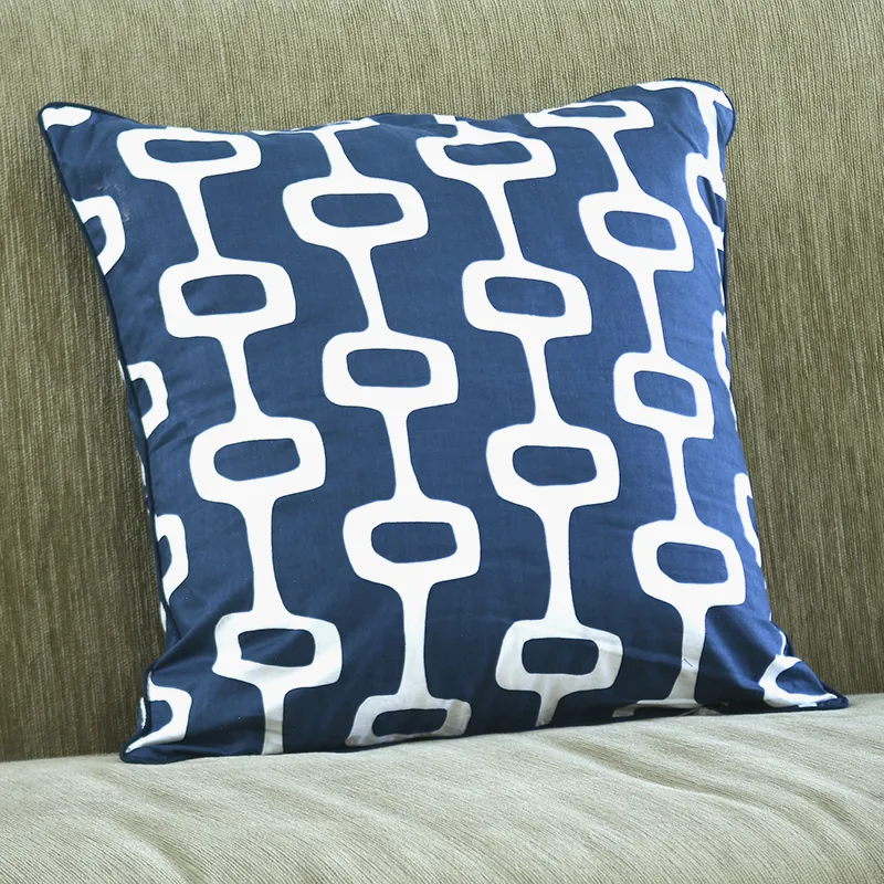 Space Indigo Cushion Cover, 50 cm