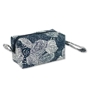 Spring Flowers Indigo Cosmetic Case, Small