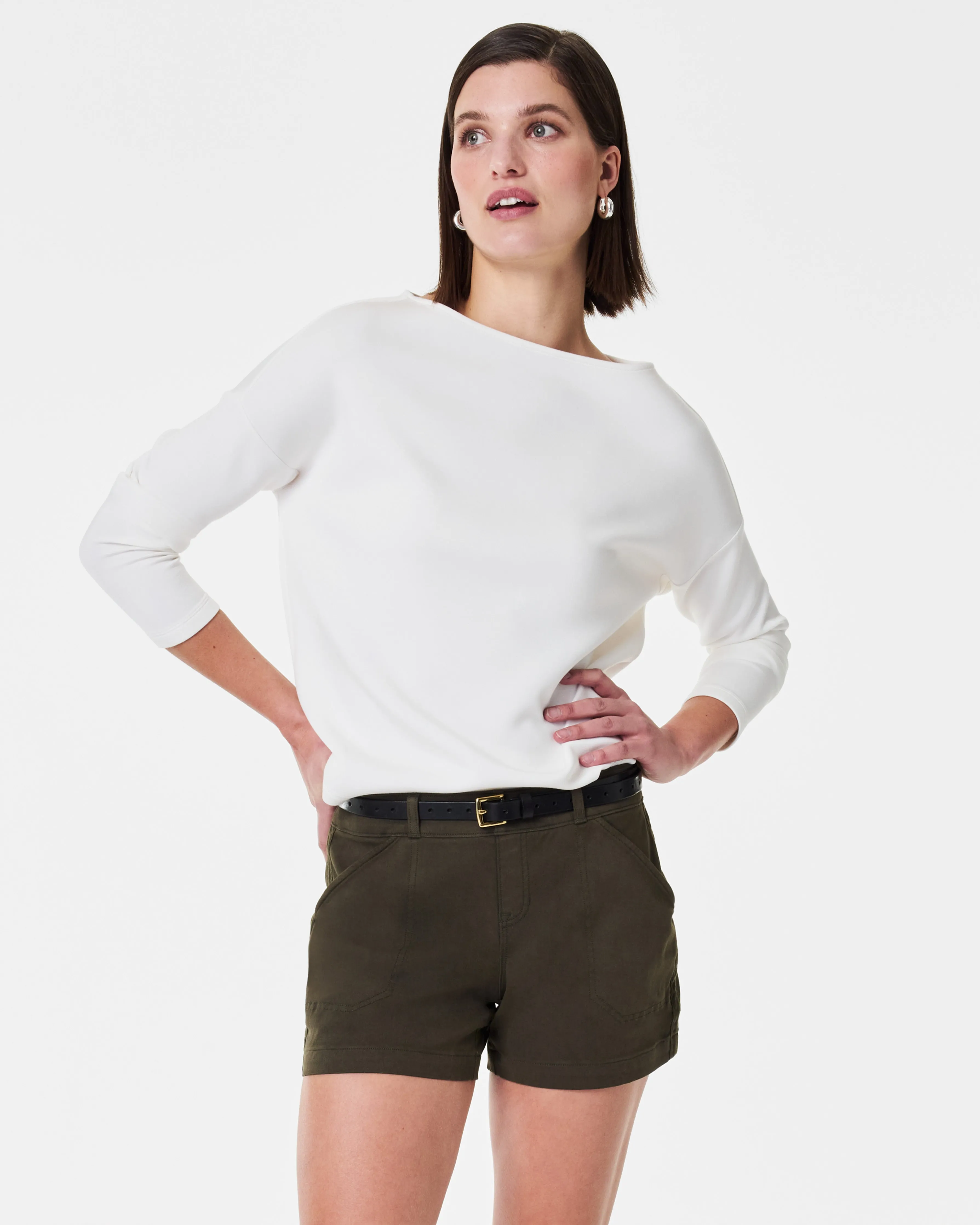 Stretch Twill Shorts, 4