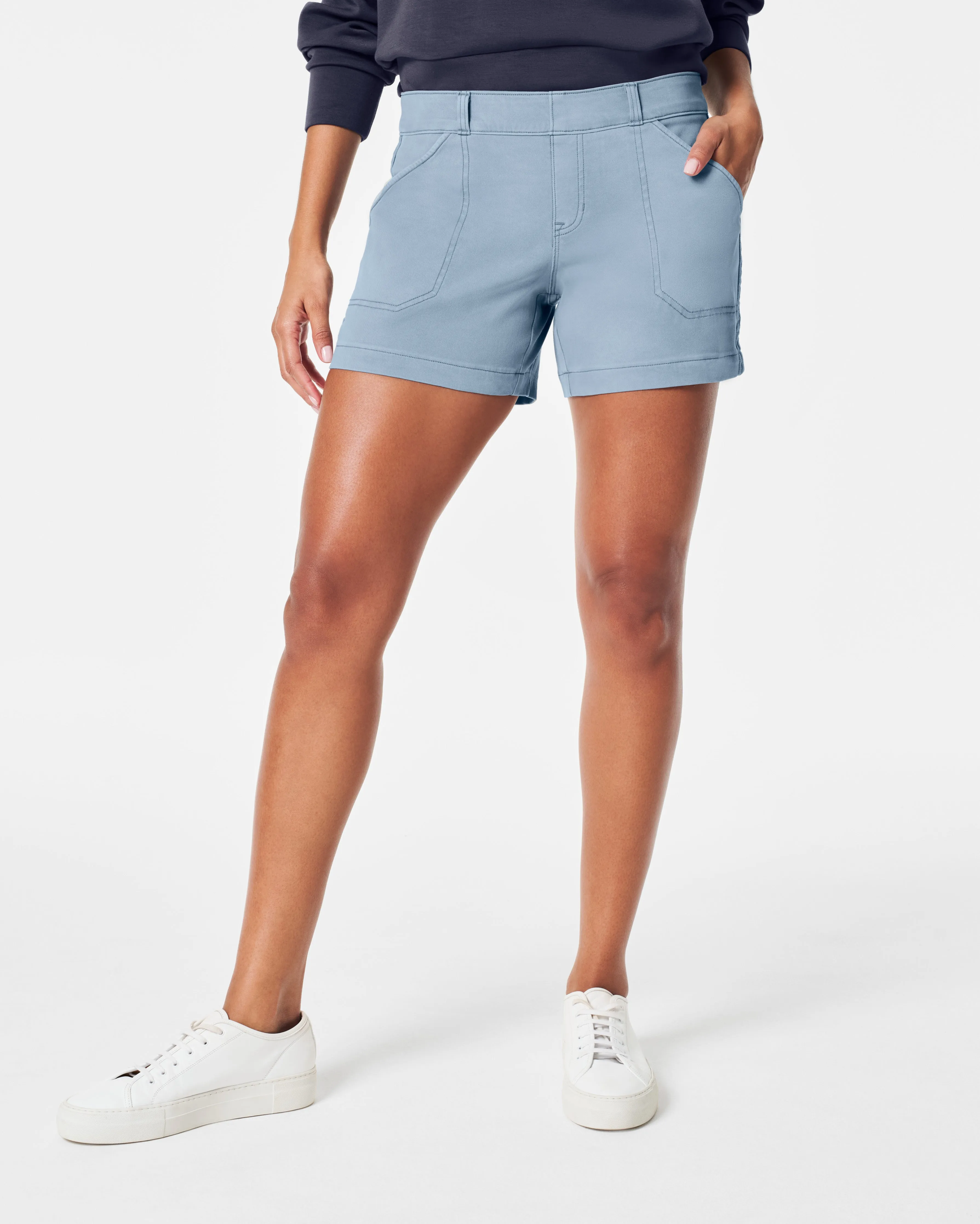 Stretch Twill Shorts, 4