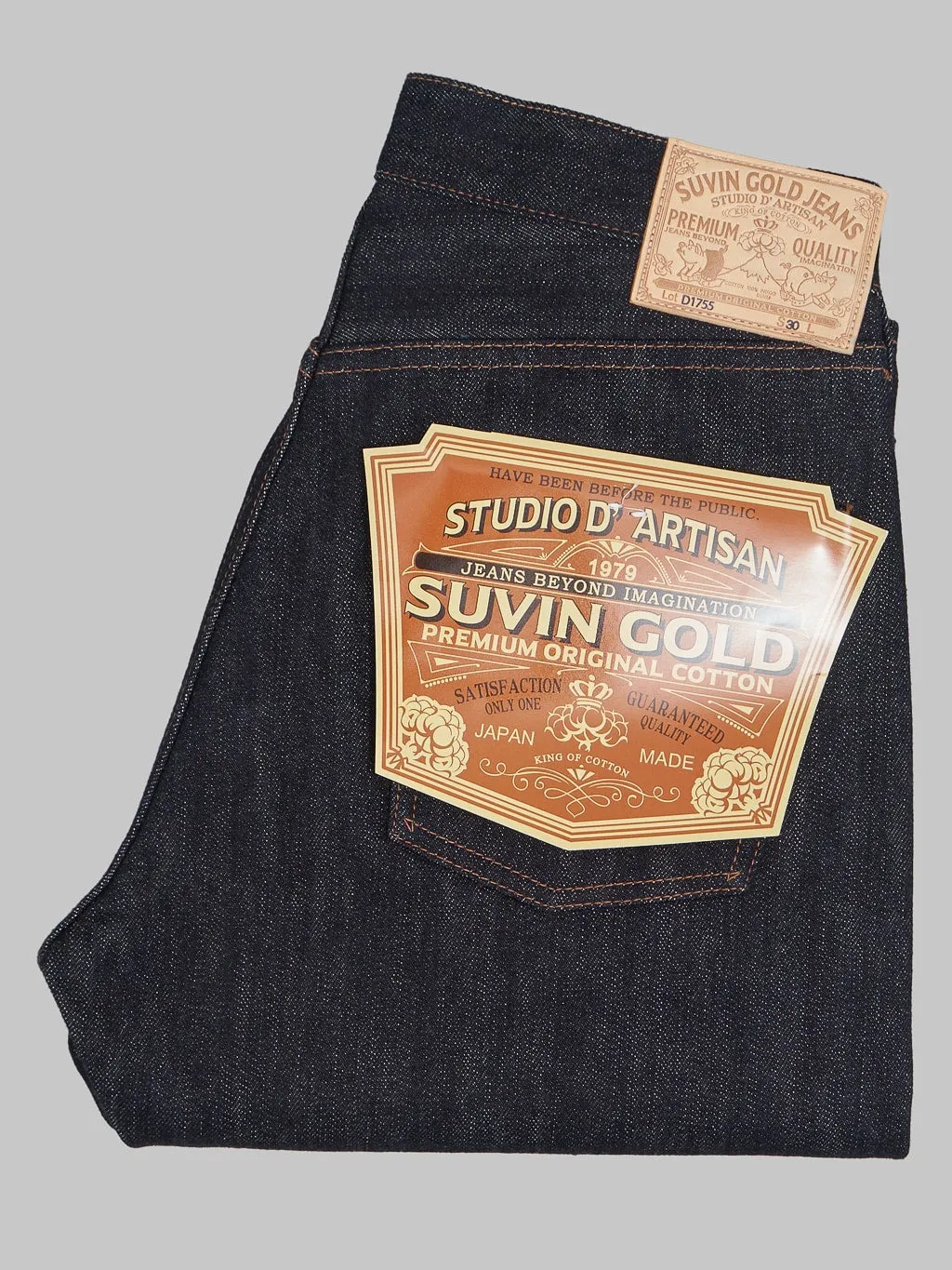 Studio D'Artisan Suvin Gold D1755 Regular Straight-Narrow Jeans