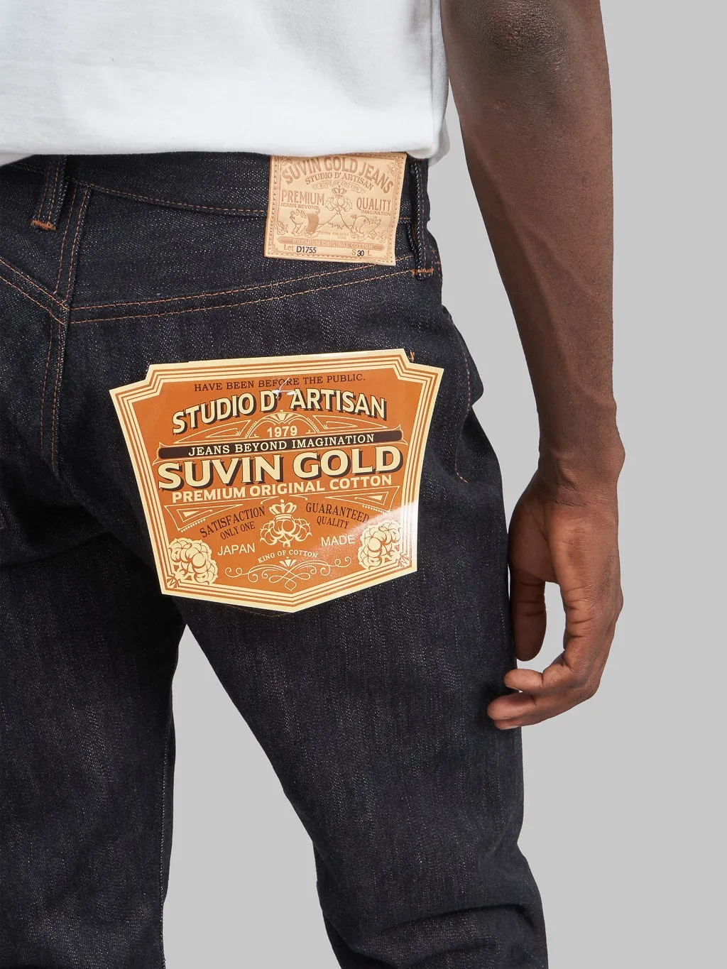 Studio D'Artisan Suvin Gold D1755 Regular Straight-Narrow Jeans