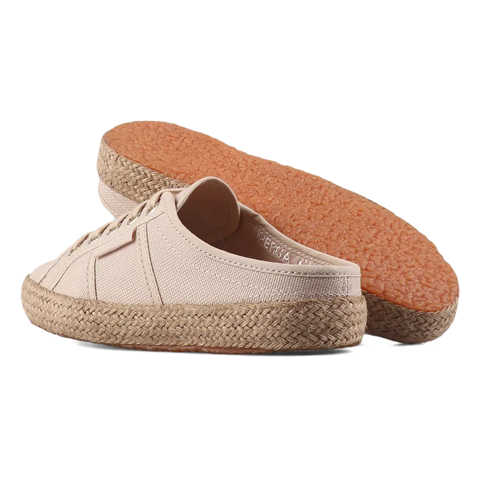 Superga 2402 Espadrille Mule Desert Pink-Gold