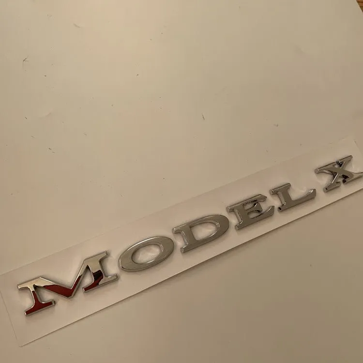 Tailgate Logo Letters Rear Emblems For Tesla Model 3/Y/X/S