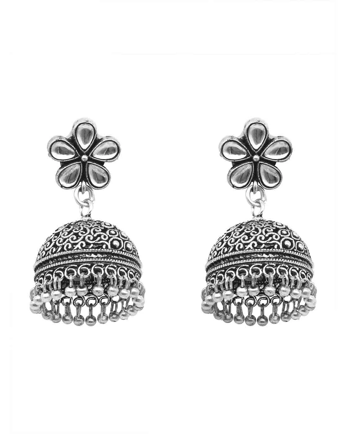 Teejh Gunita Silver Oxidised Jewelry Gift Set