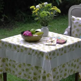 Ylang Ylang Natural Cotton & Linen Tablecloth, 3 sizes - Sale Homewares